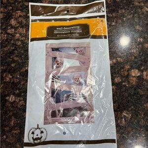 Halloween Wall Decoration with Skeletons